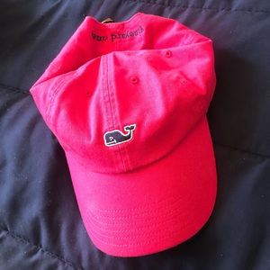 Pink Vineyard Vines Ball Cap